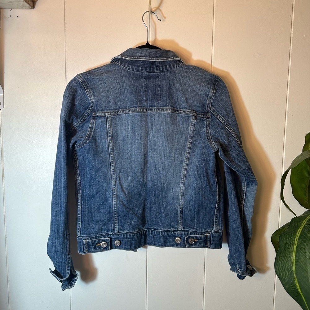 Old Navy Women’s Stretch Denim Jacket Size Small - Picture 6 of 9